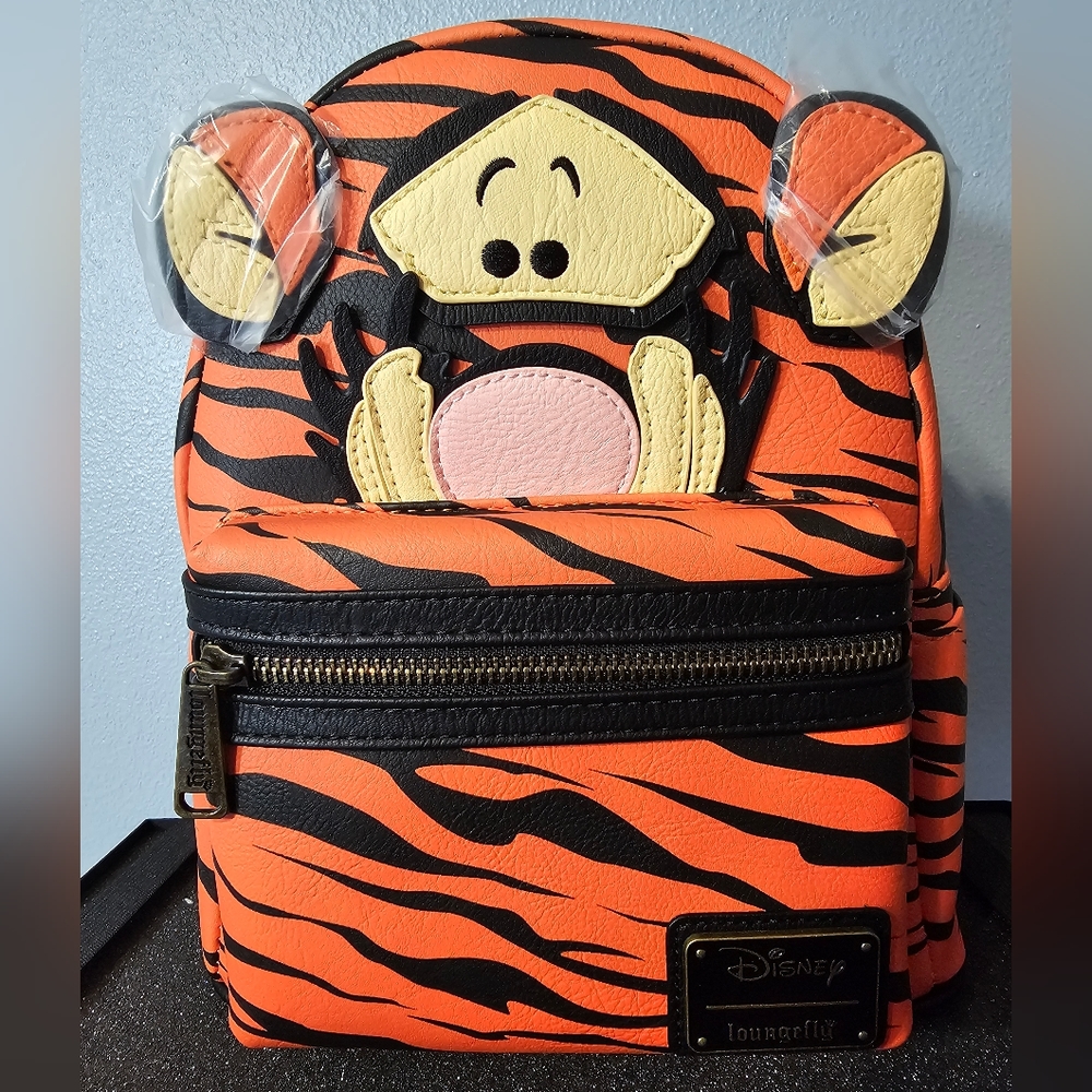 DISNEY WINNIE THE POOH TIGGER COSPLAY MINI BACKPACK LOUNGEFLY